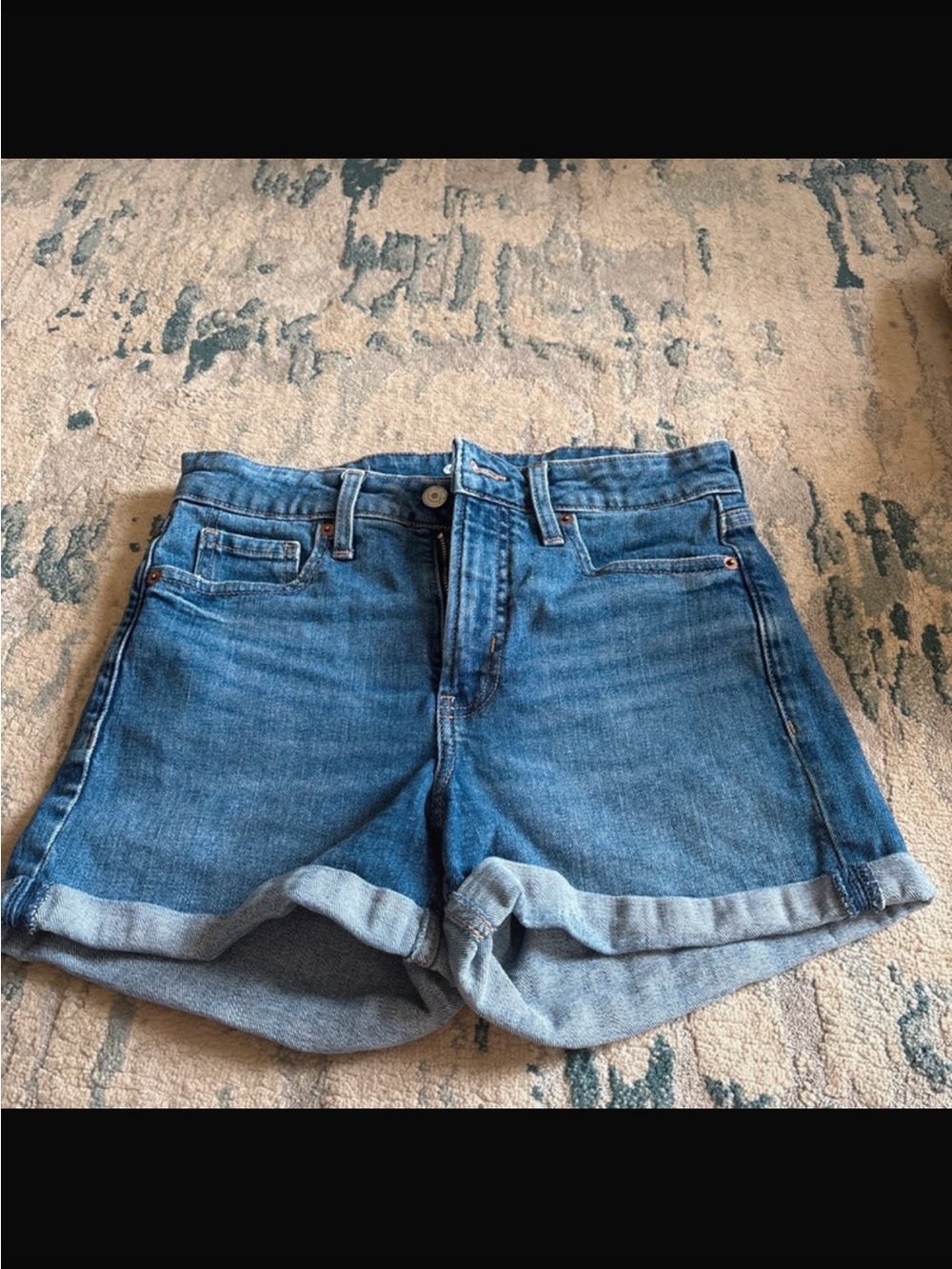 Old Navy Denim Roll-Cuff Jean Shorts - Blue